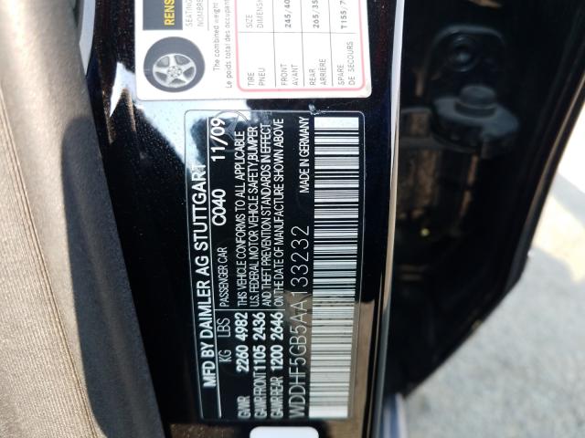 Photo 9 VIN: WDDHF5GB5AA133232 - MERCEDES-BENZ E 350 