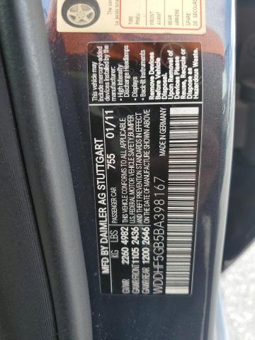 Photo 11 VIN: WDDHF5GB5BA398167 - MERCEDES-BENZ E 350 