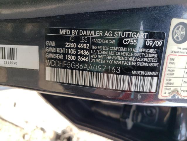 Photo 9 VIN: WDDHF5GB6AA097163 - MERCEDES-BENZ E 350 