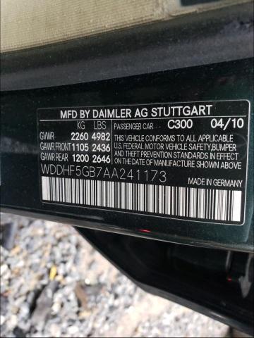 Photo 9 VIN: WDDHF5GB7AA241173 - MERCEDES-BENZ E 350 