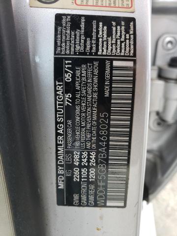 Photo 11 VIN: WDDHF5GB7BA468025 - MERCEDES-BENZ E 350 