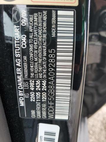 Photo 11 VIN: WDDHF5GB8AA092885 - MERCEDES-BENZ E 350 