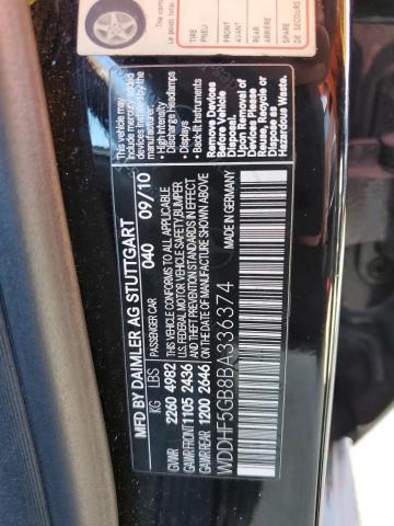 Photo 11 VIN: WDDHF5GB8BA336374 - MERCEDES-BENZ E 350 