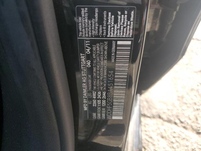 Photo 11 VIN: WDDHF5GB8BA451654 - MERCEDES-BENZ E 350 