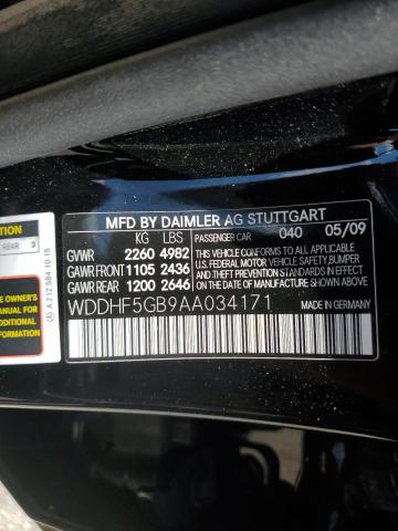 Photo 11 VIN: WDDHF5GB9AA034171 - MERCEDES-BENZ E-CLASS 