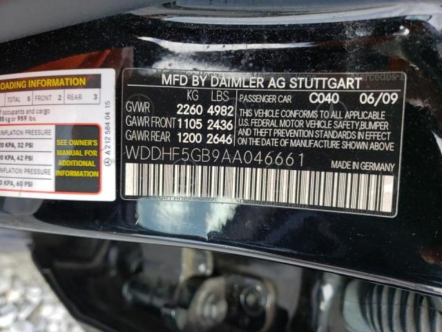 Photo 9 VIN: WDDHF5GB9AA046661 - MERCEDES-BENZ E 350 