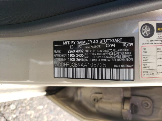 Photo 9 VIN: WDDHF5GB9AA105725 - MERCEDES-BENZ E 350 