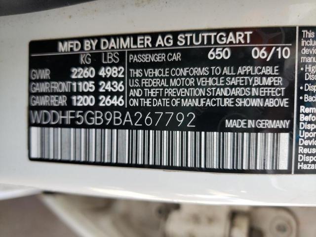 Photo 9 VIN: WDDHF5GB9BA267792 - MERCEDES-BENZ E 350 