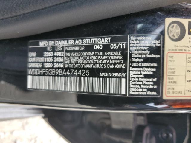 Photo 11 VIN: WDDHF5GB9BA474425 - MERCEDES-BENZ E 350 