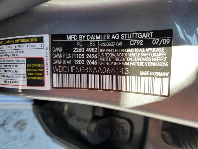 Photo 11 VIN: WDDHF5GBXAA066143 - MERCEDES-BENZ E-CLASS 