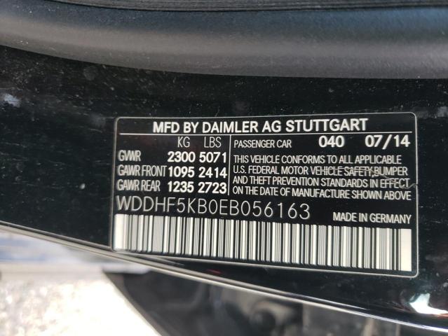 Photo 9 VIN: WDDHF5KB0EB056163 - MERCEDES-BENZ E 350 