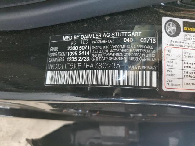 Photo 11 VIN: WDDHF5KB1EA780935 - MERCEDES-BENZ E 350 