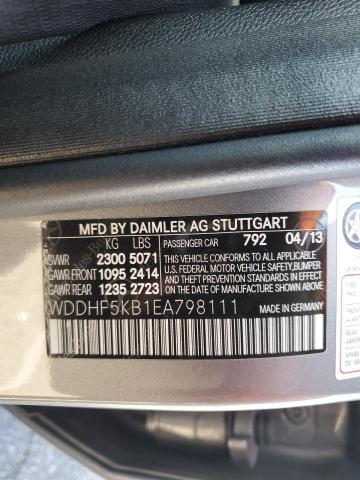 Photo 11 VIN: WDDHF5KB1EA798111 - MERCEDES-BENZ E 350 