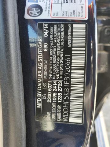 Photo 11 VIN: WDDHF5KB1EB020661 - MERCEDES-BENZ E-CLASS 