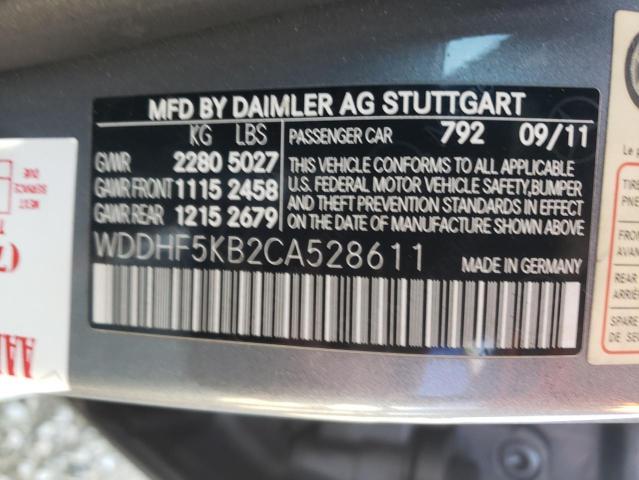 Photo 11 VIN: WDDHF5KB2CA528611 - MERCEDES-BENZ E-KLASSE 