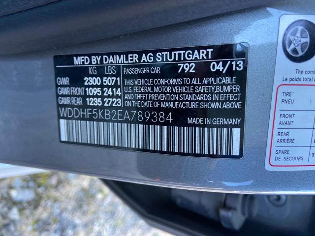 Photo 10 VIN: WDDHF5KB2EA789384 - MERCEDES-BENZ E 350 