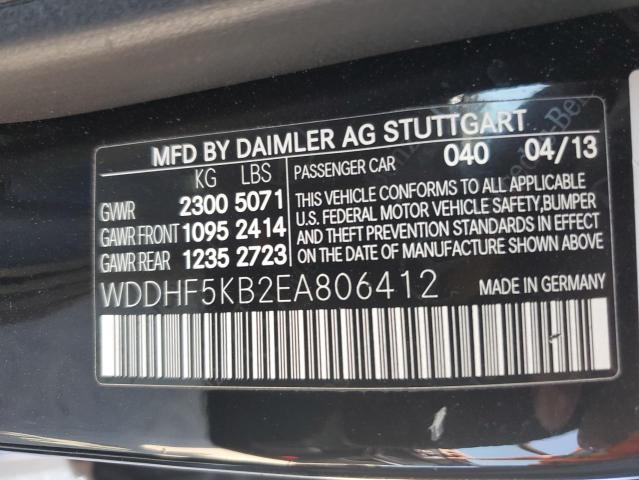 Photo 11 VIN: WDDHF5KB2EA806412 - MERCEDES-BENZ E 350 