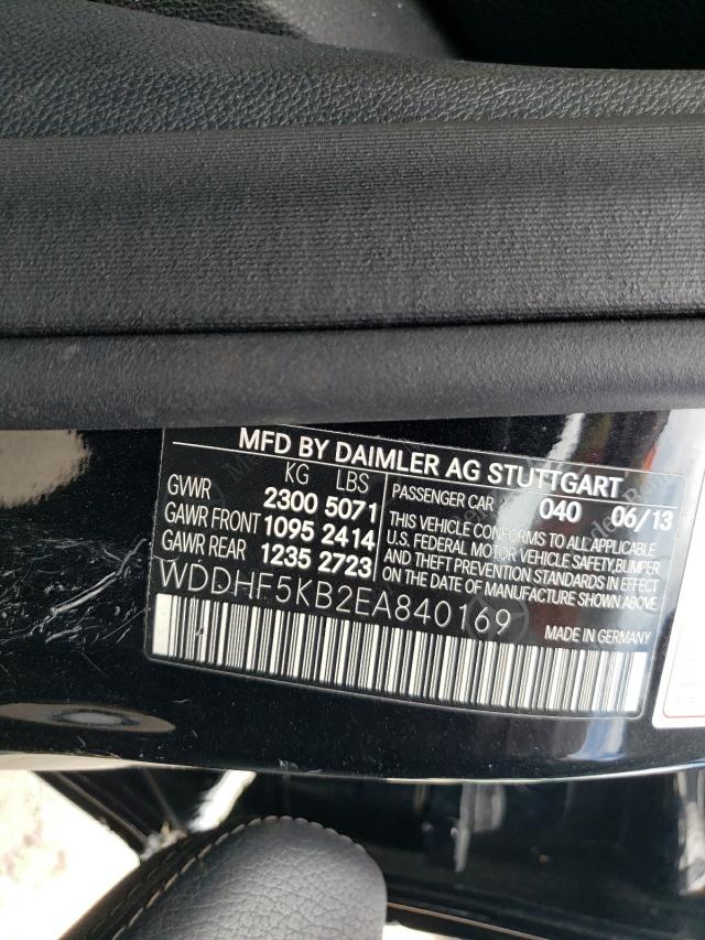 Photo 9 VIN: WDDHF5KB2EA840169 - MERCEDES-BENZ E 350 