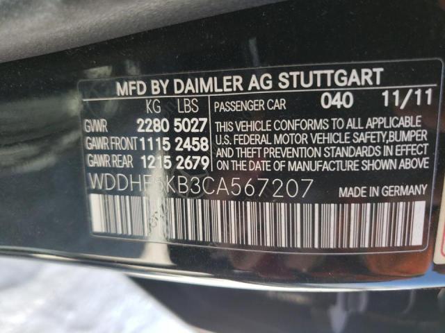 Photo 11 VIN: WDDHF5KB3CA567207 - MERCEDES-BENZ E 350 