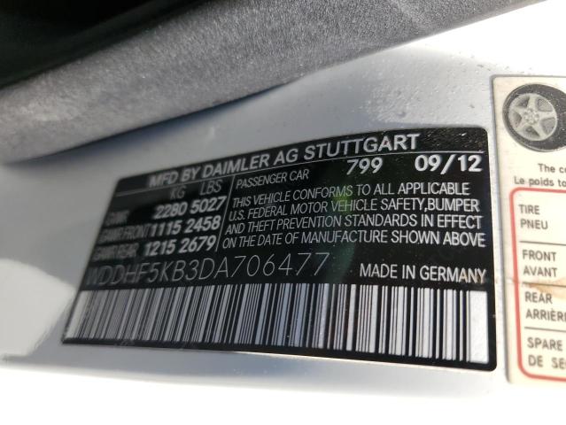 Photo 11 VIN: WDDHF5KB3DA706477 - MERCEDES-BENZ E 350 