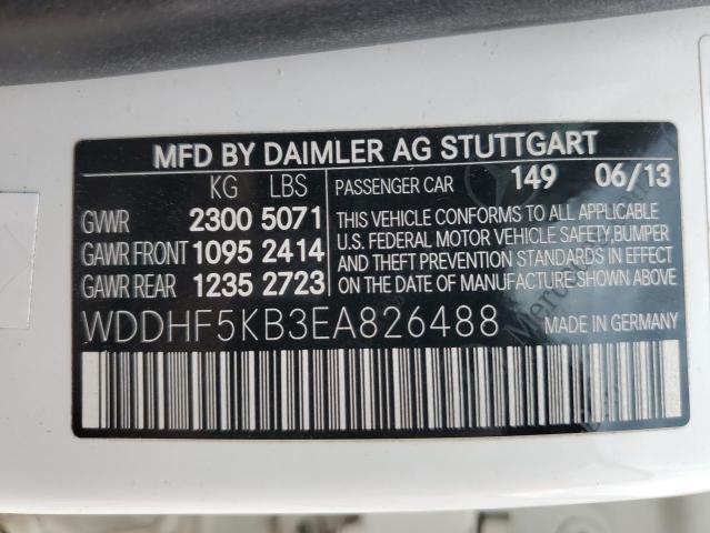 Photo 11 VIN: WDDHF5KB3EA826488 - MERCEDES-BENZ E 350 