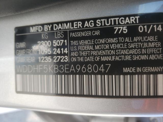 Photo 9 VIN: WDDHF5KB3EA968047 - MERCEDES-BENZ E 350 