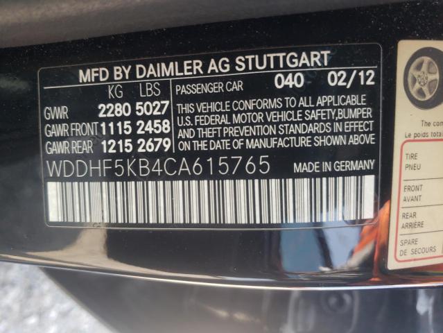 Photo 11 VIN: WDDHF5KB4CA615765 - MERCEDES-BENZ E 350 