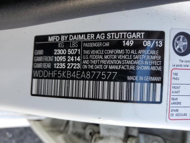 Photo 11 VIN: WDDHF5KB4EA877577 - MERCEDES-BENZ E 350 