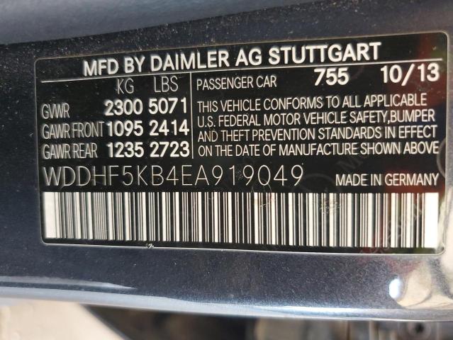 Photo 12 VIN: WDDHF5KB4EA919049 - MERCEDES-BENZ E 350 