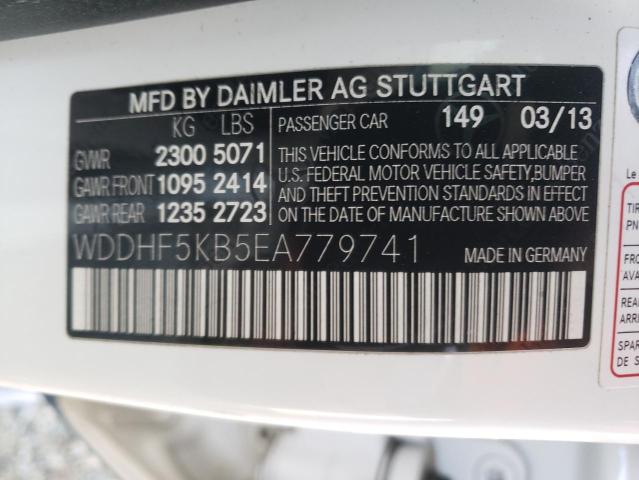 Photo 11 VIN: WDDHF5KB5EA779741 - MERCEDES-BENZ E 350 