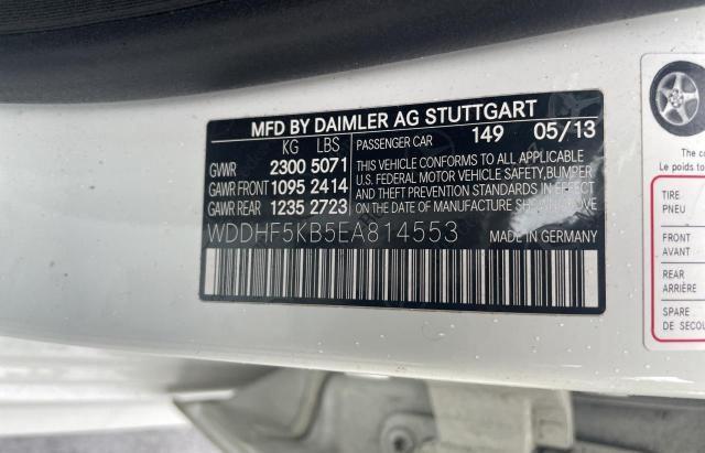 Photo 9 VIN: WDDHF5KB5EA814553 - MERCEDES-BENZ E 350 