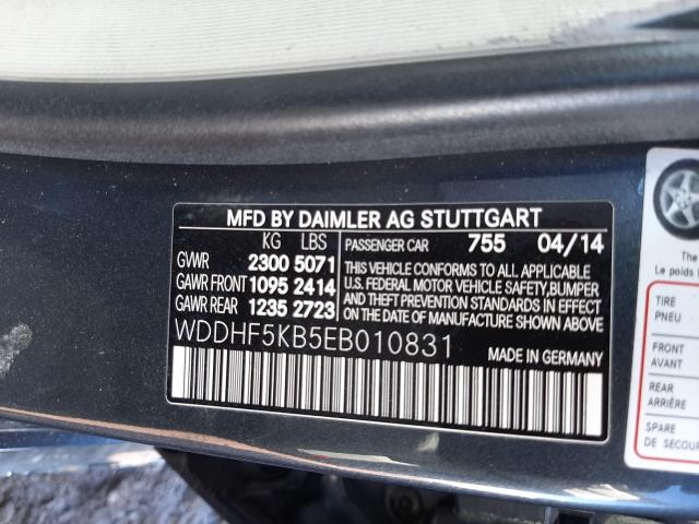 Photo 9 VIN: WDDHF5KB5EB010831 - MERCEDES-BENZ E 350 