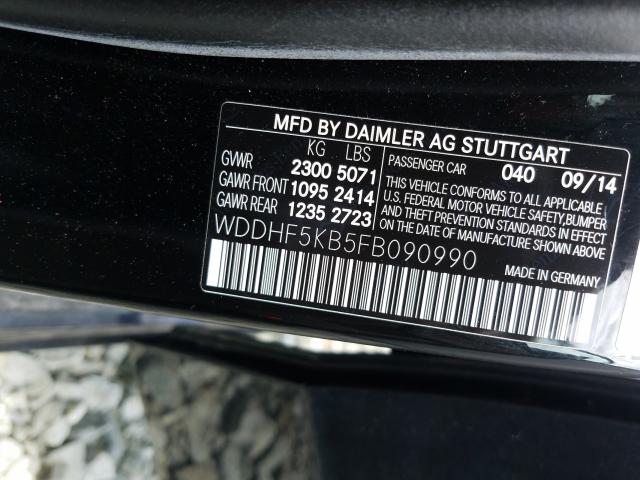 Photo 9 VIN: WDDHF5KB5FB090990 - MERCEDES-BENZ E 350 