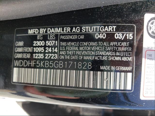 Photo 9 VIN: WDDHF5KB5GB171828 - MERCEDES-BENZ E 350 