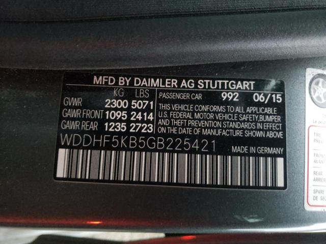 Photo 9 VIN: WDDHF5KB5GB225421 - MERCEDES-BENZ E 350 