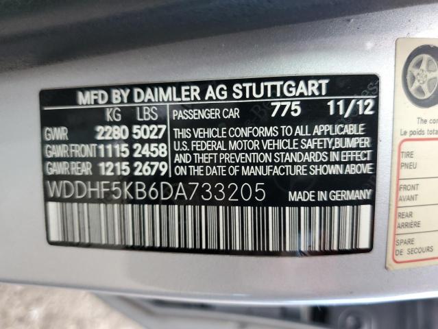 Photo 11 VIN: WDDHF5KB6DA733205 - MERCEDES-BENZ E 350 