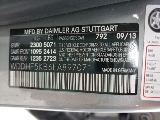 Photo 9 VIN: WDDHF5KB6EA897071 - MERCEDES-BENZ E 350 