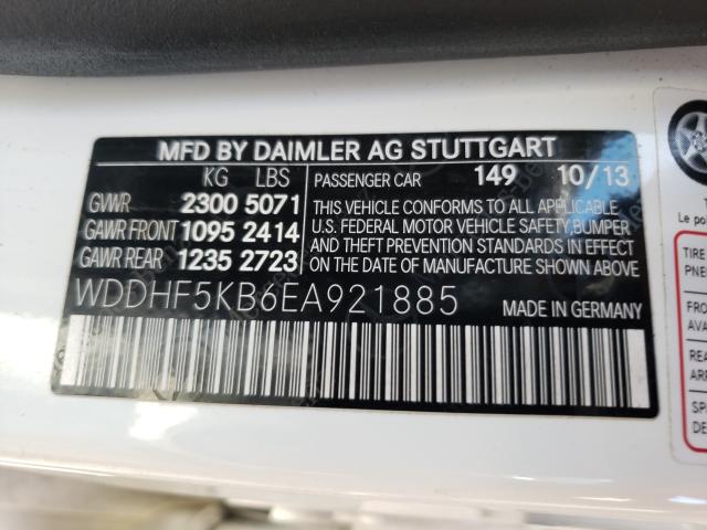 Photo 9 VIN: WDDHF5KB6EA921885 - MERCEDES-BENZ E 350 