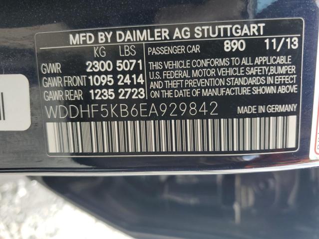 Photo 11 VIN: WDDHF5KB6EA929842 - MERCEDES-BENZ E-CLASS 