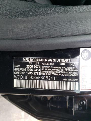 Photo 9 VIN: WDDHF5KB6EB052411 - MERCEDES-BENZ E 350 