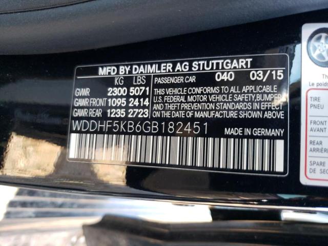 Photo 9 VIN: WDDHF5KB6GB182451 - MERCEDES-BENZ E 350 