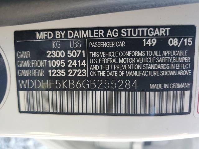 Photo 11 VIN: WDDHF5KB6GB255284 - MERCEDES-BENZ E 350 