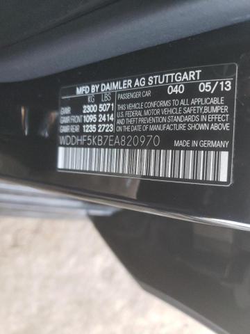 Photo 9 VIN: WDDHF5KB7EA820970 - MERCEDES-BENZ E 350 