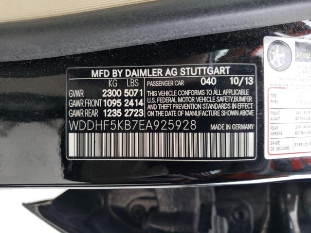 Photo 9 VIN: WDDHF5KB7EA925928 - MERCEDES-BENZ E 350 