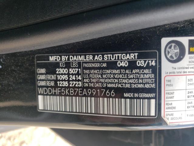 Photo 11 VIN: WDDHF5KB7EA991766 - MERCEDES-BENZ E 350 