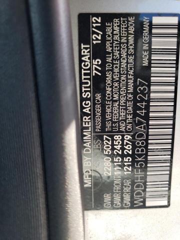 Photo 11 VIN: WDDHF5KB8DA744237 - MERCEDES-BENZ E 350 