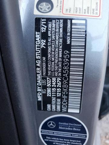 Photo 12 VIN: WDDHF5KB9CA583959 - MERCEDES-BENZ E 350 