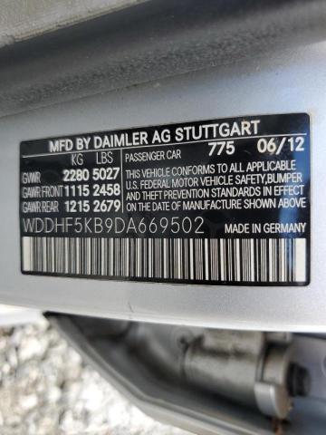 Photo 9 VIN: WDDHF5KB9DA669502 - MERCEDES-BENZ E 350 