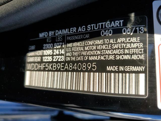 Photo 11 VIN: WDDHF5KB9EA840895 - MERCEDES-BENZ E 350 