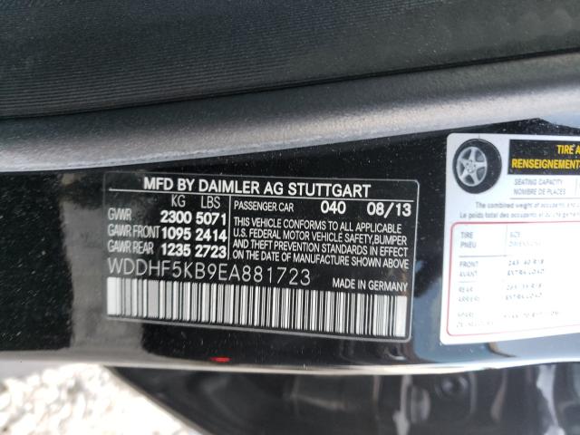 Photo 9 VIN: WDDHF5KB9EA881723 - MERCEDES-BENZ E 350 